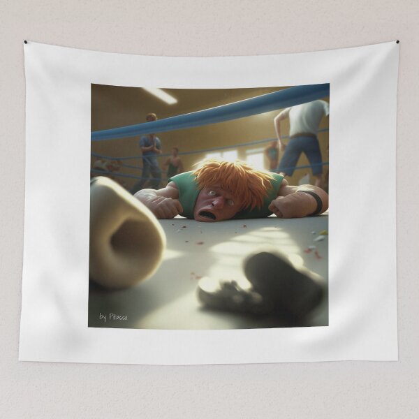 Item preview, paddy the baddy knock out cartoon Paddy Pimblett UFC - Artwork 7 by Pitasso designed and sold by DErstling.