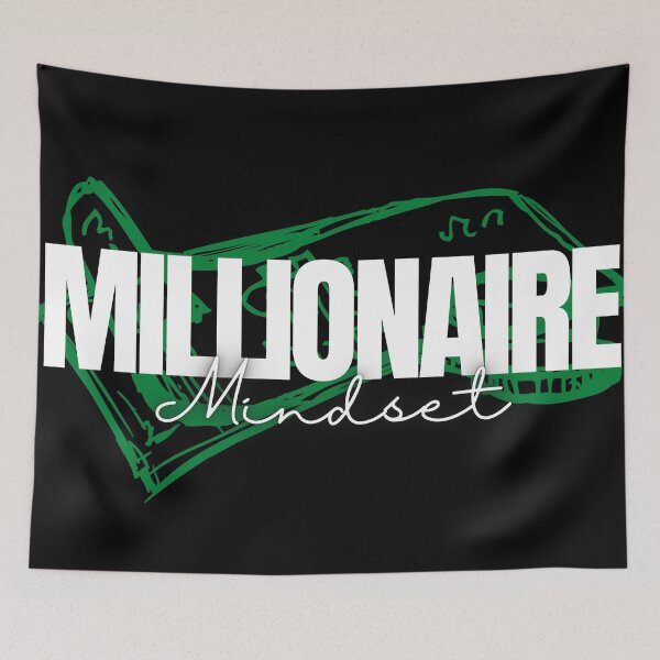 Item preview, Millionaire Mindset poster 2 designed and sold by KingsManKind.