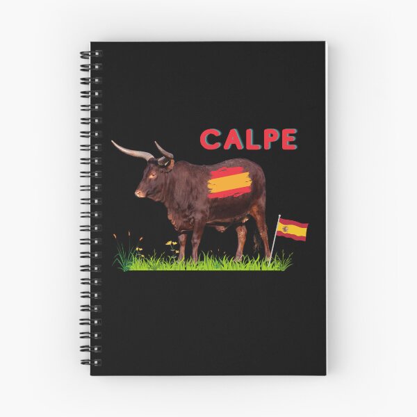Item preview, Calpe Holidays Costa Blanca Spain With Bull & Spanish Flag designed and sold by MarieSusan.