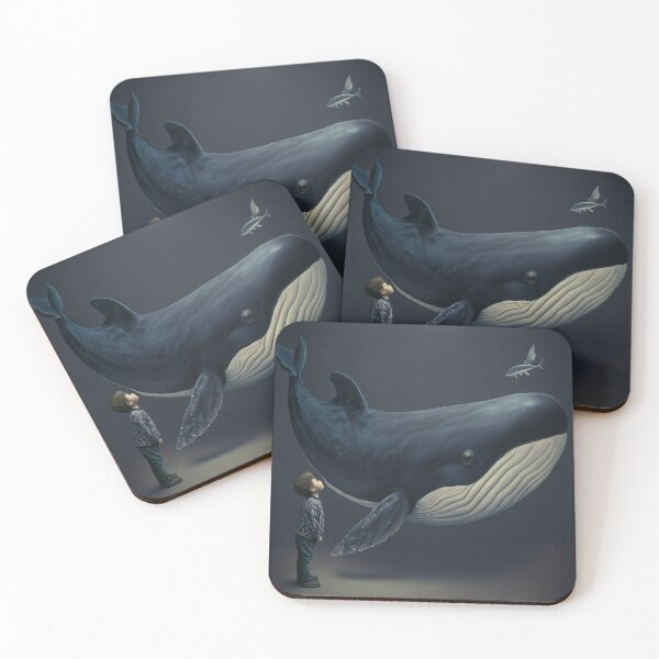 Item preview, Diseño estelar azul marino "Whale Child" designed and sold by Rebekah Hartman.