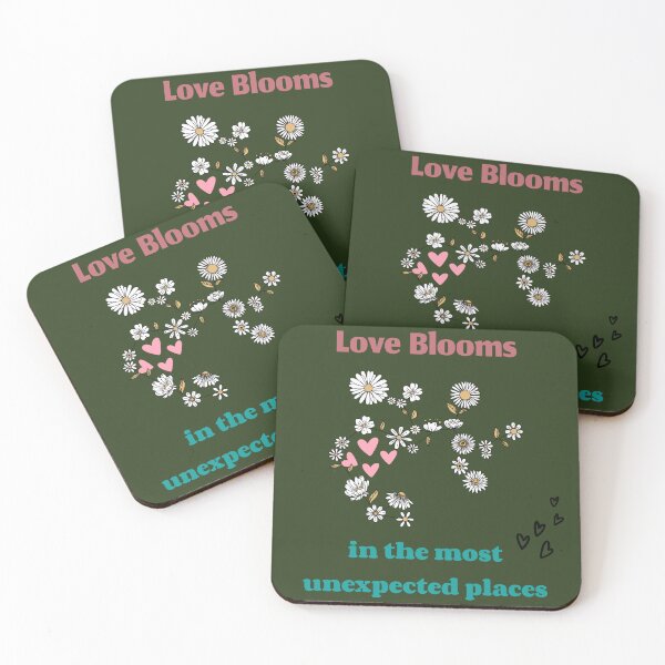 Item preview, Love Quote:  Love Blooms in the most unexpected places  designed and sold by Bright76.