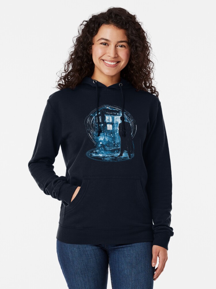 Thumbnail 1 of 5, Lightweight Hoodie, 10 th time storm designed and sold by fredlevy-hadida.