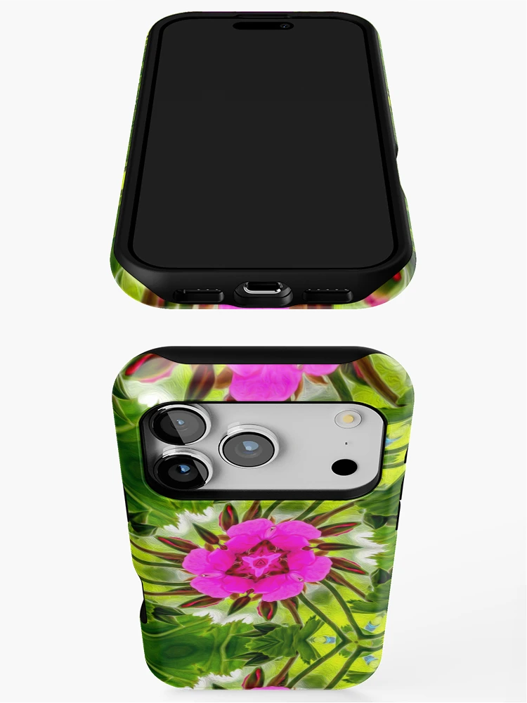 Thumbnail 3 of 4, iPhone Case, Peruvian Lily Pattern designed and sold by Patternflower.