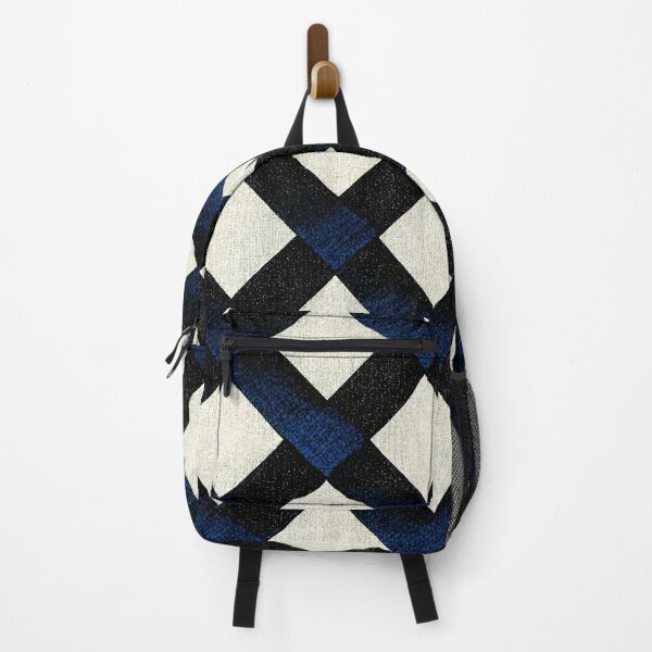 Item preview, Argyle Cobalt and Black on White designed and sold by Patternifico.