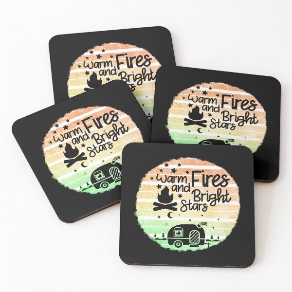 Item preview, Warm Fires And Bright Stars Camper Adventure RV Camping Vacation designed and sold by Karry-Pat.