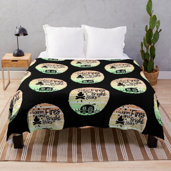 Item preview, Warm Fires And Bright Stars Camper Adventure RV Camping Vacation designed and sold by Karry-Pat.
