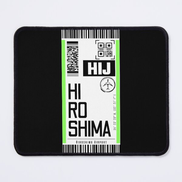 Item preview, HIROSHIMA HIJ classic luggage tag flight sticker designed and sold by LeddsoDello.
