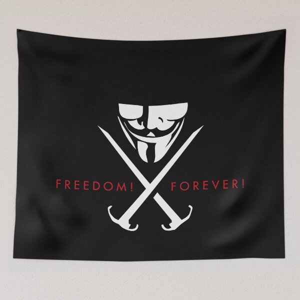 Item preview, V For Vendetta Freedom! Forever! designed and sold by sibso.