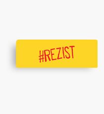 romania rezist slogan Canvas Print
