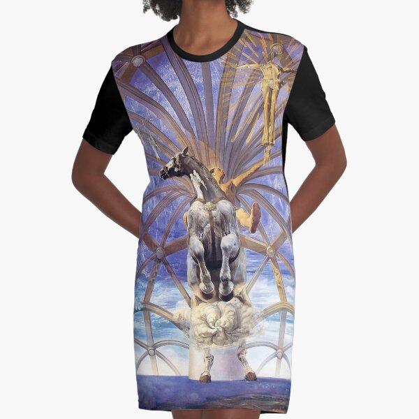 Santiago El Grande-Salvador Dali Graphic T-Shirt Dress