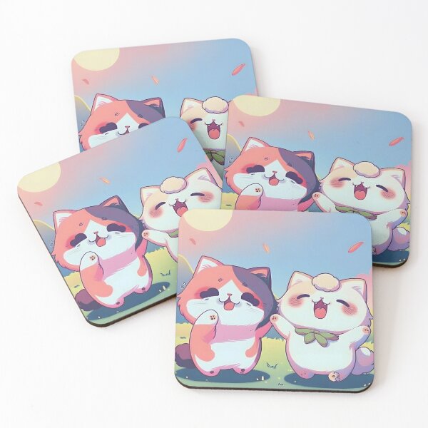 Item preview, mochi cats playing designed and sold by GigaDesigns.