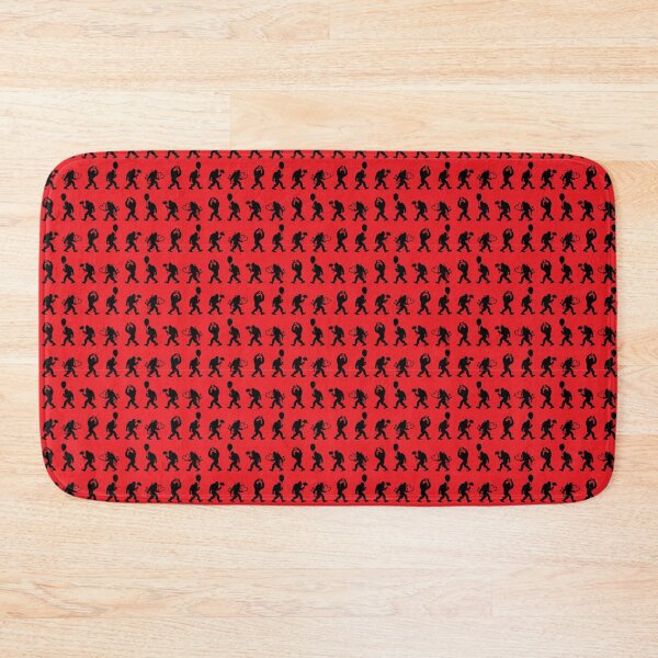 Item preview, Love Core Bigfoot in Black on Red | Valentine Sasquatch  designed and sold by Zab Butler Design.