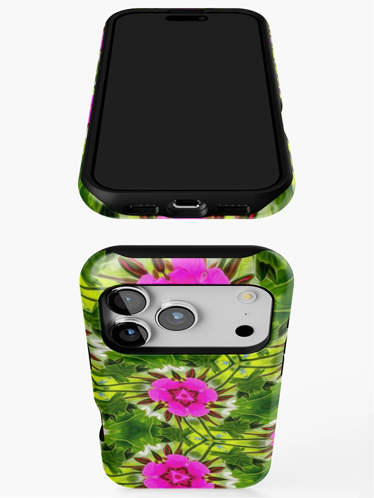 Thumbnail 3 of 4, iPhone Case, Peruvian Lily Pattern designed and sold by Patternflower.