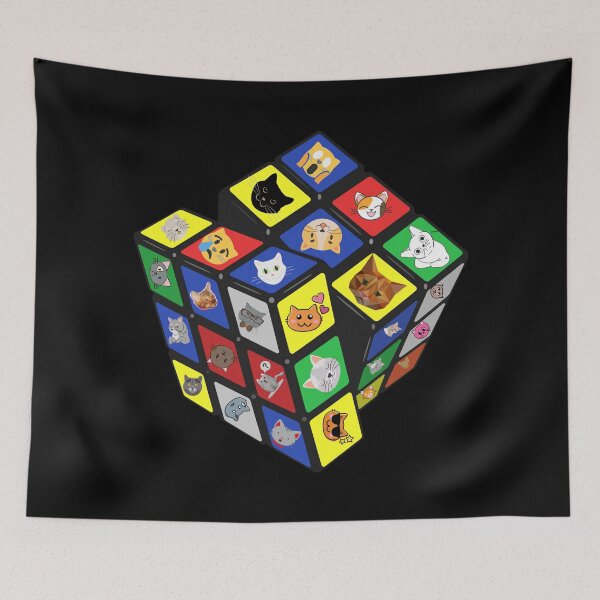 Item preview, Cute Funny Cat Pictures In Rubik's Cube - Rubik's Catcube for Rubik's Cube Lovers designed and sold by FunnyCatsFam.
