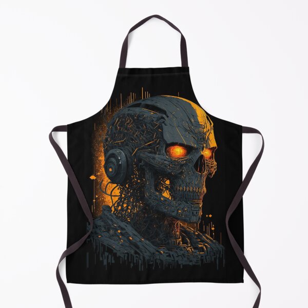 Item preview, CYBERSKULL designed and sold by neon-retrobots.