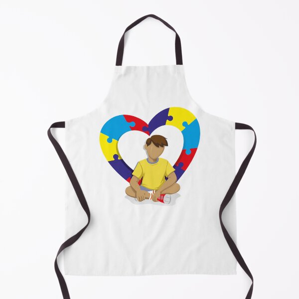Item preview, Autism Spectrum Disorder child with support symbol. Ideal for awareness and education campaigns designed and sold by LucianoCosmo.