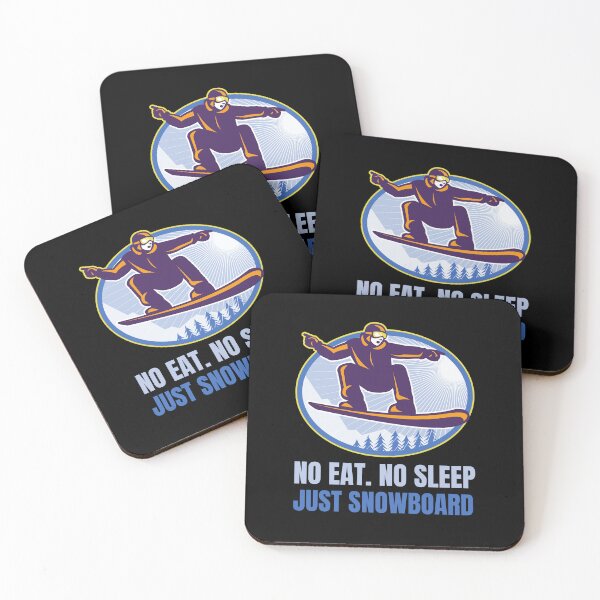 Item preview, Eat Sleep Snowboard Repeat designed and sold by AmberSiraj.