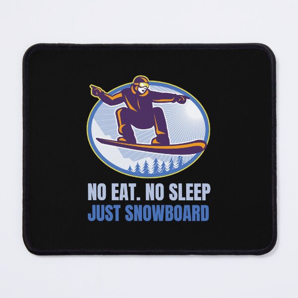 Item preview, Eat Sleep Snowboard Repeat designed and sold by AmberSiraj.