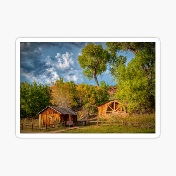 Item preview, The Old Water Wheel designed and sold by Viv Thompson Photography .