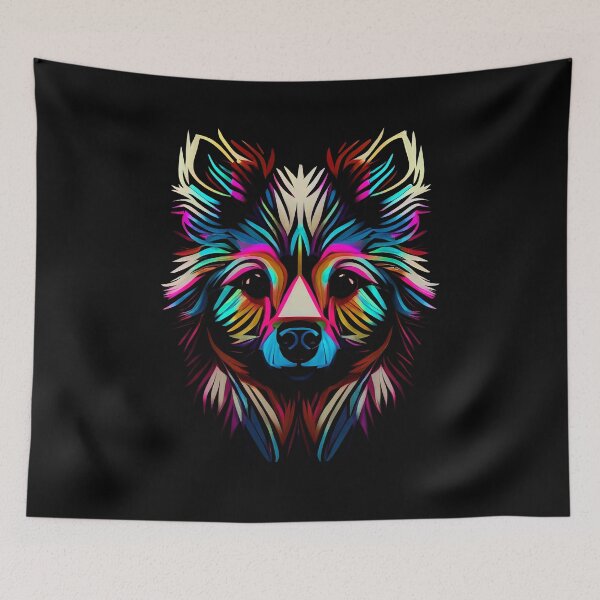 Item preview, American Eskimo Dog Colorful Paint Splash designed and sold by rafaeltto.