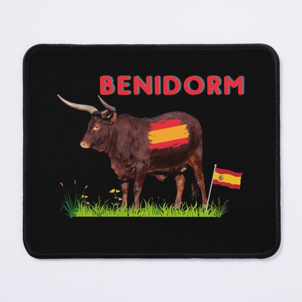Item preview, Benidorm Holiday T-Shirts With Spanish Bull & Flag designed and sold by MarieSusan.