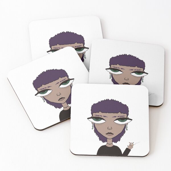 Item preview, Funky smoking mullet person designed and sold by harridesigns.