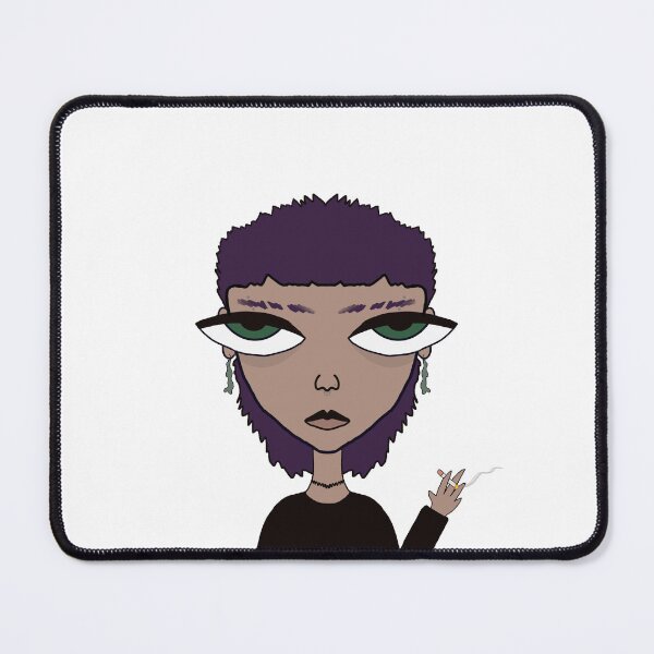 Item preview, Funky smoking mullet person designed and sold by harridesigns.