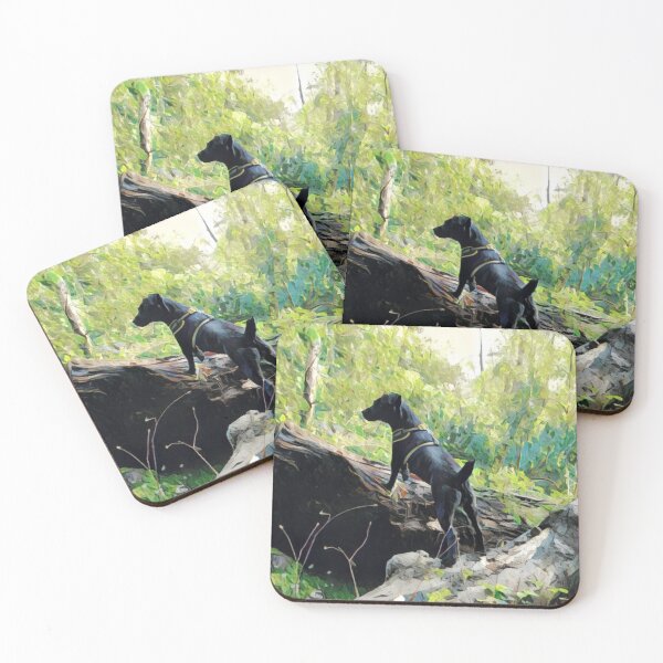 Item preview, Beautiful nature and Patterdale Terrier designed and sold by Paws and Ink Art.