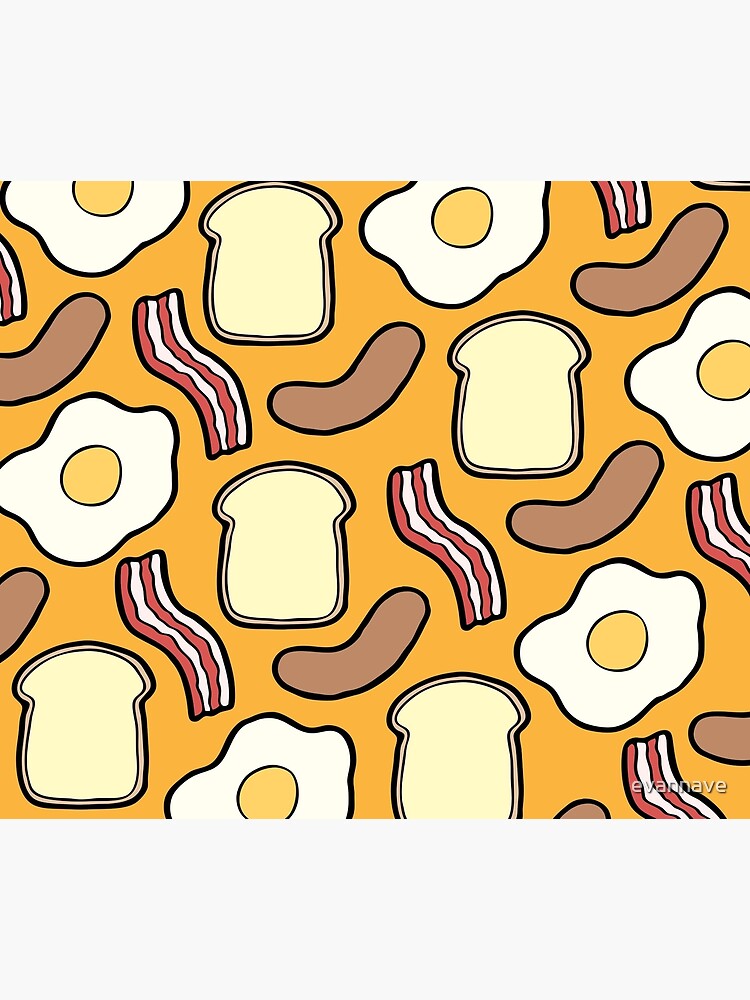 Thumbnail 3 of 3, Photographic Print, Breakfast Pattern designed and sold by evannave.