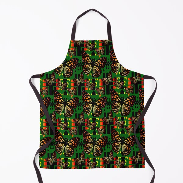 Item preview, Green / Black / Fire Color Native Butterfly Blanket Print designed and sold by JMWCD.