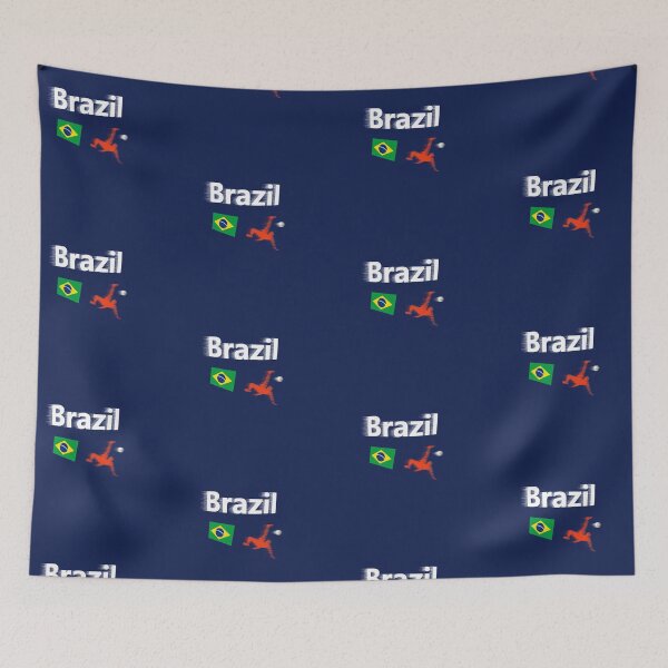 Item preview, Brazil  Soccer abstract design  designed and sold by lobodelnoir.