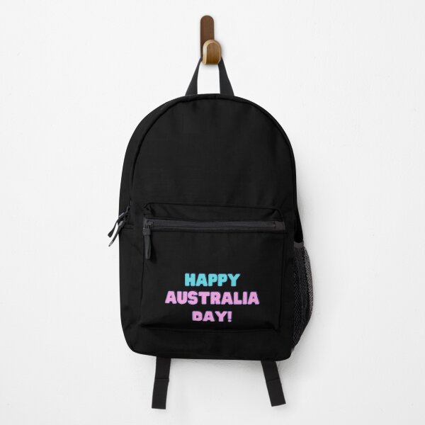 Item preview, Happy Australia Day! Colorful letters sign, blue and pink designed and sold by creatediscount.