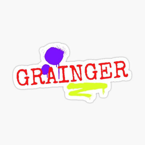 "Grainger Logo" Sticker for Sale by CreateMask Redbubble