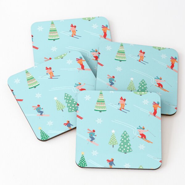 Item preview, Downhill skiers designed and sold by Cheekyleopard.