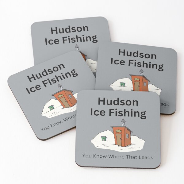 Item preview, Hudson Ice Fishing! You Know Where That Leads! designed and sold by joysandone.