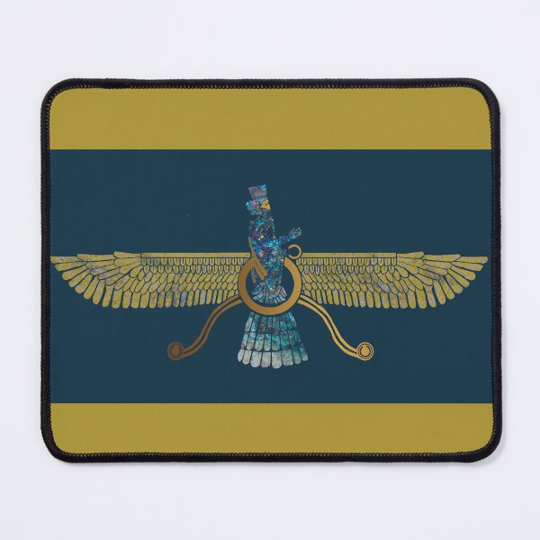Item preview, Zoroaster Ahura Mazda Zoroastrian Religion Symbol designed and sold by worldways.
