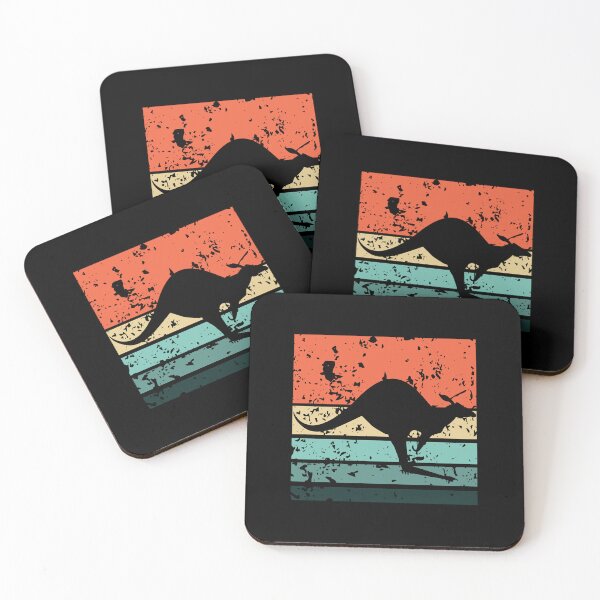 Item preview, Vintage Happy Australia Day! Kangaroo in square designed and sold by creatediscount.