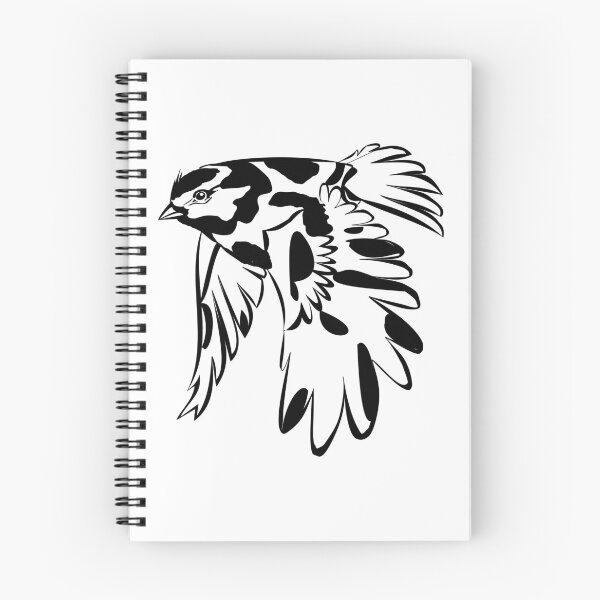 Item preview, Flying sparrow art designed and sold by artOselect.