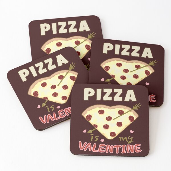 Item preview, Pizza Is My Valentine Heart - Pizza Be Mine  designed and sold by ViewerEqualsPhoton.