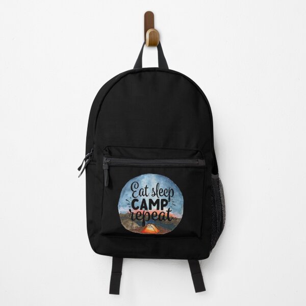 Item preview, Eat Sleep Camp Repeat Adventure Camping Vacation designed and sold by Karry-Pat.