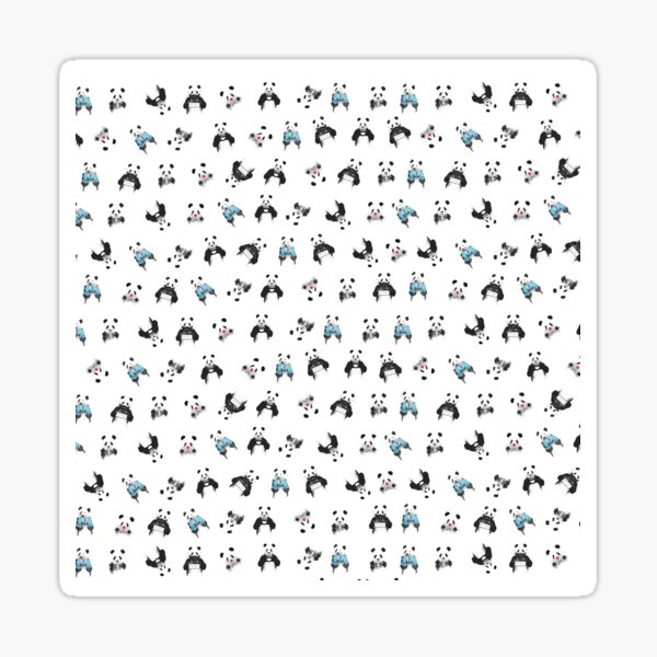 Aperçu de l'œuvre Motif Panda créée et vendue par soltib.