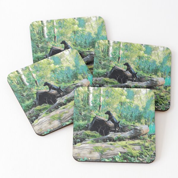 Artikelvorschau, Wunderschöne Natur und Patterdale Terrier-Kunst entworfen und verkauft von Paws and Ink Art.