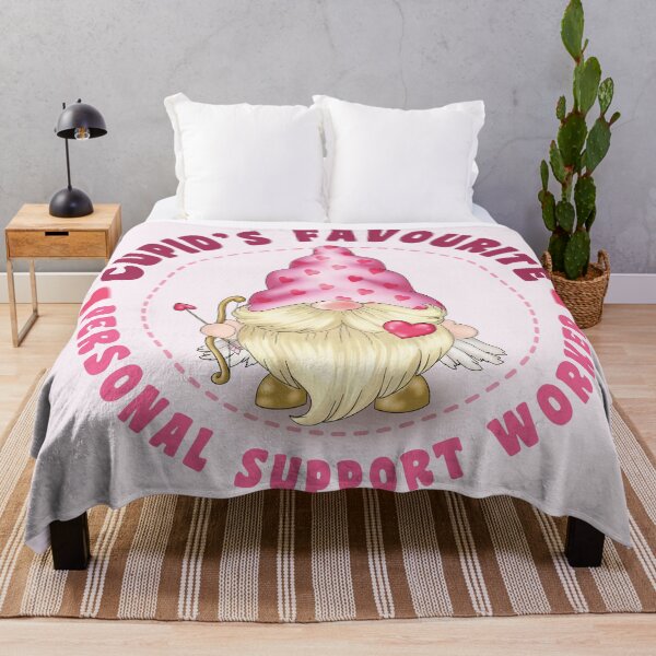 Item preview, Cupid's Favourite Personal Support Worker - Pink gnome design for Valentines Day! designed and sold by TaraGbear.