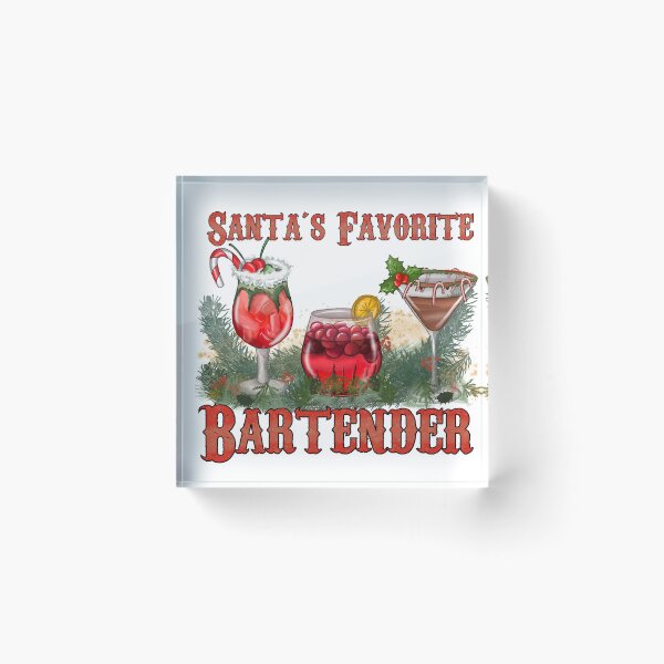 Artikelvorschau, Der Lieblingsbarkeeper des Weihnachtsmanns entworfen und verkauft von SaintsPlace.