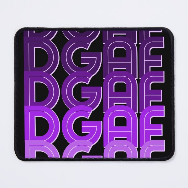 Item preview, DGAF retro style purple typography designed and sold by AEROSPACE-IND.