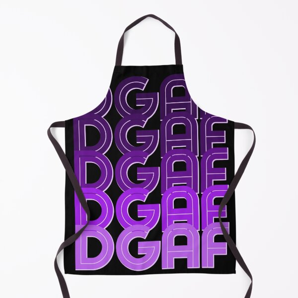Item preview, DGAF retro style purple typography designed and sold by AEROSPACE-IND.