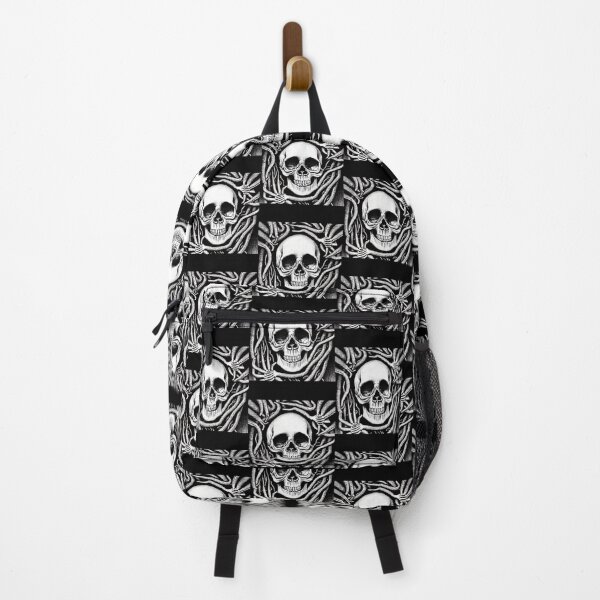Item preview, SKULL SKETCH WITH DRY BRANCHES LIKE HOLDING HANDS designed and sold by DanaMire.