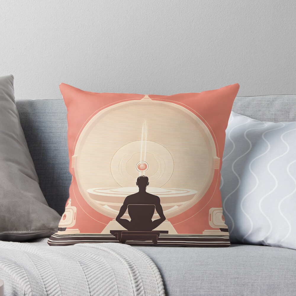Item preview, Throw Pillow designed and sold by DistortedMonkey.