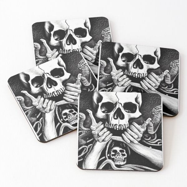 Item preview,   TWO SKULL SKELETONS FIGHTING  designed and sold by DanaMire.