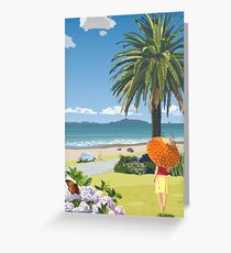 Langs Beach - Northland, New Zealand Greeting Card